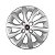 Jogo Calota Aro 15 Fiat Idea modelo 2014/2016 prata - Imagem 3