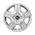 Jogo Calota Aro 15 Honda Fit 2010/2013 prata - Imagem 2