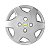 Jogo Calota aro 13 Chevrolet Celta 2012/2015 prata - Imagem 8