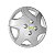 Jogo Calota aro 13 Chevrolet Celta 2012/2015 prata - Imagem 9