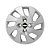 Calota aro 13 Chevrolet modelo Onix Prisma Prata emblema resinado - Imagem 6