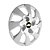 Calota aro 13 Chevrolet modelo Onix Prisma Prata emblema resinado - Imagem 3