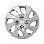 Jogo Calota aro 14 Chevrolet modelo Onix Prisma Prata - Imagem 5