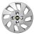 Calota aro 15 Chevrolet modelo Onix Prisma Prata emblema resinado - Imagem 6
