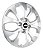 Calota aro 15 Chevrolet Onix Prisma 2017/2019 Prata - Imagem 2