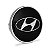 Jogo Calotinha 60mm Centro de Roda Hyundai iX35 Preta - Imagem 2