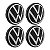 Jogo Calotinha 56mm Centro de Roda Volkswagen Nivus - Imagem 1