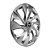 Calota Esportiva Aro 14 DS4 Prata Toyota emblema resinado - Imagem 2