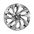 Calota Esportiva Aro 14 DS4 Prata Peugeot emblema resinado - Imagem 1
