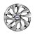 Calota Esportiva Aro 14 DS4 Prata Ford emblema resinado prata - Imagem 1