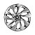 Calota Esportiva Aro 14 DS4 Prata Fiat emblema resinado preto - Imagem 1