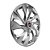 Calota Esportiva Aro 14 DS4 Prata Fiat emblema resinado vermelho - Imagem 2