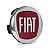 Jogo Calotinha 60mm Centro de Roda Fiat Toro Freemont Vermelha - Imagem 3
