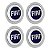 Jogo Calota Central 147mm Scorro S172 S181 Fiat Azul - Imagem 1