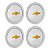 Jogo Calota Central 147mm Scorro S172 S181 GM Prata - Imagem 1