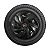 Calota Esportiva Aro 14 Nitro Grafite emblema Fiat Vermelho - Imagem 4