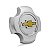 Jogo Calota Central Chevrolet Montana Sport Prata boton Dourado - Imagem 2