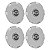 Jogo Calota Central 149mm GM Astra CD Emblema Chumbo - Imagem 1