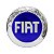 Jogo Calotinha 56mm Centro de Roda Scorro Emblema Fiat Azul - Imagem 3