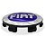 Jogo Calotinha 56mm Centro de Roda Scorro Emblema Fiat Azul - Imagem 4