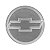 Calotinha 56mm Centro de Roda Scorro Emblema GM Cinza - Imagem 2