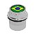 Capa Bico de Válvula Cromado Pneu Bandeira Brasil - Imagem 2