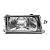Farol Fiat Uno Fiorino Elba Prêmio lente de Vidro 1991 a 2003 - Imagem 5