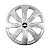 Calota Esportiva aro 13 Prime Prata emblema GM Preto - Imagem 1