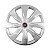 Calota Esportiva aro 14 Prime Prata emblema Fiat Vermelho - Imagem 1