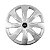 Calota Esportiva aro 14 Prime Prata emblema Ford Preto - Imagem 1