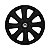 Calota Esportiva aro 13 Prime Preta Fosca Emblema Volkswagen - Imagem 1