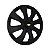 Calota Esportiva aro 14 Prime Preta Fosca Emblema GM Preto - Imagem 2