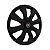 Calota Esportiva aro 14 Prime Preta Brilhante Emblema Fiat Vermelho - Imagem 2