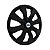 Calota Esportiva aro 14 Prime Preta Brilhante Emblema Ford Prata - Imagem 2