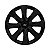 Calota Esportiva aro 14 Prime Preta Brilhante Emblema Ford Preto - Imagem 1