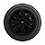 Jogo Calota Esportiva aro 14 Prime Preta Brilhante emblema GM Preto - Imagem 4