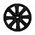 Jogo Calota Esportiva aro 14 Prime Preta Brilhante emblema GM Preto - Imagem 2