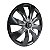 Jogo Calota Esportiva aro 14 Prime Grafite Emblema Fiat Preto - Imagem 3