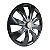 Calota Esportiva aro 14 Prime Grafite Emblema GM Prata - Imagem 2