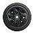Calota Esportiva aro 14 Prime Grafite Emblema GM Prata - Imagem 4