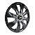 Jogo Calota Esportiva aro 14 Prime Grafite Emblema GM Preto - Imagem 3