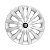 Calota Esportiva aro 13 Passat CC Prata emblema Fiat Preto - Imagem 1
