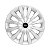 Calota Esportiva aro 13 Passat CC Prata emblema Ford Preto - Imagem 1