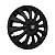 Calota Esportiva aro 13 Passat CC Preta Fosca emblema Fiat Preto - Imagem 2