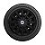 Jogo Calota Esportiva aro 13 Passat CC Preta Fosca emblema Ford Prata - Imagem 5