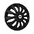 Jogo Calota Esportiva aro 13 Passat CC Preta Fosca emblema Ford Prata - Imagem 3