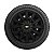 Jogo Calota Esportiva aro 13 Passat CC Preta Fosca emblema GM Preto - Imagem 5