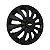 Jogo Calota Esportiva aro 13 Passat CC Preta Fosca emblema GM Preto - Imagem 3