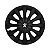 Calota Esportiva aro 13 Passat CC Preta Fosca emblema Peugeot - Imagem 1