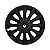 Calota Esportiva aro 13 Passat CC Preta Fosca emblema Renault preto - Imagem 1